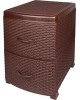 Комод VIOLET Ротанг коричневый 2-х секц. 35501