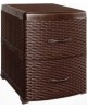 Комод VIOLET Ротанг коричневый 2-х секц. 35501