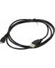 BURO Кабель MICROUSB2.0 USB (m)-micro (m) 1.5м черный