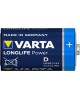 VARTA Батарея Longlife power LR20 BL2 Alkaline D (2шт) блистер