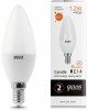 GAUSS Упаковка ламп LED E14, свеча, 12Вт, 10 шт. [33112]