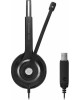 EPOS Гарнитура Sennheiser SC 260 ED, для контактных центров, накладные, проводные, черный [1000515]