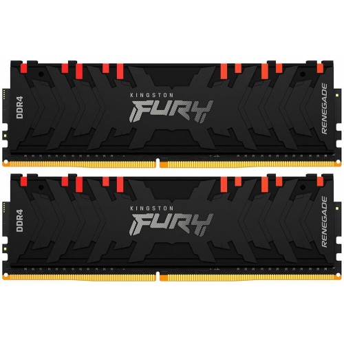 KINGSTON Память DDR4 2x8GB 3200MHz KF432C16RB2AK2/16 Fury Renegade RGB RTL Gaming PC4-25600 CL16 DIMM 288-pin 1.35В kit dual rank с радиатором Ret KINGSTON Память DDR4 2x8GB 3200MHz KF432C16RB2AK2/16 Fury Renegade RGB RTL Gaming PC4-25600 CL16 DIMM 288-pin 1.35В kit dual rank с радиатором Ret