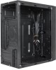EXEGATE Корпус MINITOWER mATX W/PSU с окном 2xUSB+USB3.0 HD аудио черный RGB mEVO-9301 EX283754RUS
