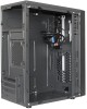 EXEGATE Корпус MINITOWER mATX W/PSU с окном 2xUSB+USB3.0 HD аудио черный RGB mEVO-9301 EX283754RUS
