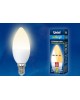 Лампочки светодиодные UNIEL (UL-00002373) LED-C37-6W/WW/E14/FR/MB PLM11WH