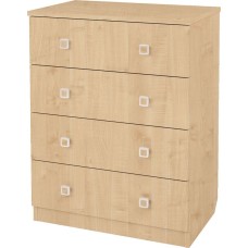 Комод POLINI Комод Polini kids Simple c 4 ящиками, натуральный (1кор)