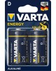 VARTA Батарея Energy LR20 BL2 Alkaline D (2шт) блистер