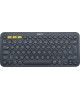 LOGITECH Клавиатура K380, беспроводная, заводское нанесение кириллицы, темно-серый [920-007584]