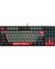 A4TECH Клавиатура Bloody S87 Energy, USB, черный + красный [s87 usb energy red]