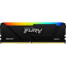 KINGSTON Память DDR4 16GB 3200MHz KF432C16BB2A/16 Fury Beast RGB RTL Gaming PC4-25600 CL16 DIMM 288-pin 1.35В single rank с радиатором Ret