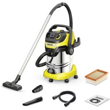 KARCHER Строительный пылесос WD 6 P S V-30/8/35/T (YSY) 1300Вт (уборка: сухая/сбор воды) желтый