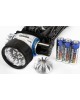 Фонарь CAMELION LED5323-19Mx (фонарь налобн, металлик,19 ультра ярк LED, 4 реж, 3XR03 в компл, пласт, блис)