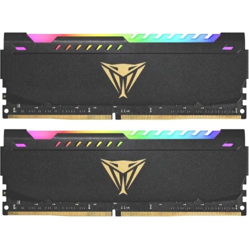 Модуль памяти PATRIOT Viper Steel RGB PVSR416G320C8K DDR4 - 2x 8ГБ 3200, DIMM, Ret Модуль памяти PATRIOT Viper Steel RGB PVSR416G320C8K DDR4 - 2x 8ГБ 3200, DIMM, Ret