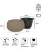 Кашпо PROSPERPLAST DSK290-7529U