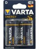 VARTA Батарея Energy LR20 BL2 Alkaline D (2шт) блистер