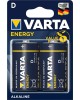 VARTA Батарея Energy LR20 BL2 Alkaline D (2шт) блистер