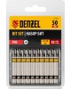 Набор бит DENZEL Набор бит PH3х50, сталь S2, шестигранный профиль, 10 шт. 11650