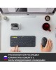LOGITECH Клавиатура K380, беспроводная, заводское нанесение кириллицы, темно-серый [920-007584]