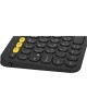 LOGITECH Клавиатура K380, беспроводная, заводское нанесение кириллицы, темно-серый [920-007584]