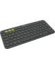 LOGITECH Клавиатура K380, беспроводная, заводское нанесение кириллицы, темно-серый [920-007584]