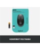 LOGITECH Мышь беспроводная M190, радио, оптическая, USB, 1000dpi, черный и серый [910-005906]