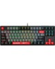 A4TECH Клавиатура Bloody S87 Energy, USB, черный + красный [s87 usb energy red]