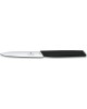 VICTORINOX Нож кухонный Swiss Modern, универсальный, 100мм, заточка прямая, стальной, черный [6.9003.10]