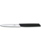 VICTORINOX Нож кухонный Swiss Modern, универсальный, 100мм, заточка прямая, стальной, черный [6.9003.10]