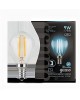 GAUSS Лампа филам. Filament 9Вт цок.:E14 шар 220B 4100K св.свеч.бел.нейт. (упак.:10шт) (105801209)