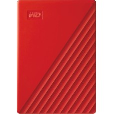 WD Внешний диск HDD My Passport BPKJ0050BRD-WESN, 5ТБ, красный