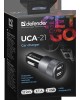 ЗАРЯДНЫЕ УСТРОЙСТВА В ПРИКУРИВАТЕЛЬ DEFENDER (83821) UCA-21