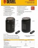 Тепловентилятор DENZEL Тепловентилятор керамический DTFC2000X, 2 кВт, wifi, пульт, динамик, вращение, 3 реж. 96426