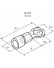 REXANT Наконечник кольцевой изолированный ø 10.5 мм 1.5-2.5 мм² (НКи 2.5-10) синий