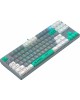 A4TECH Клавиатура Bloody S87 Energy, USB, серый зеленый [s87 usb energy ash]