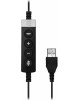EPOS Гарнитура Sennheiser SC 230 USB, для контактных центров, накладные, проводные, моно, черный [1000516]