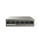 IP-COM Коммутатор F1106P-4-63W (L2) 6x100Мбит/с 4PoE 63W неуправляемый