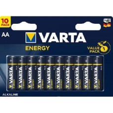 Элементы питания VARTA LR6 AA BL10 ENERGY ALKALINE 1.5V (4106) (4106229491)