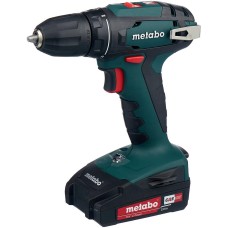 METABO Дрель-шуруповерт BS 18, 1.5Ач, с двумя аккумуляторами [602207560]