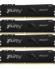 KINGSTON Память DDR4 4x32GB 3200MHz KF432C16BBK4/128 Fury Beast Black RTL Gaming PC4-25600 CL16 DIMM 288-pin 1.35В dual rank с радиатором Ret