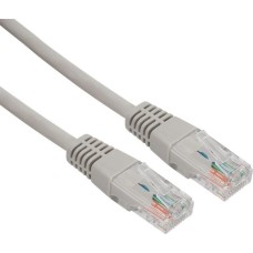 REXANT Патч-корд 18-8002 UTP RJ-45 вил.-вилка RJ-45 кат.5E 1м серый LSZH