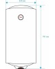 Водонагреватель накопительный электрический THERMEX PRAKTIK 80 V