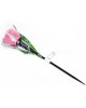 Садовый светильник на солнечной батарее UNIEL (UL-00004276) USL-C-451/PT305 PINK TULIP