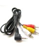 Кабель RCA REXANT (17-4412-4) ШНУР СТЕРЕО 3,5 ММ 4C - 3 RCA, ДЛИНА 1,5 МEТРА (GOLD)