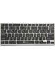 OKLICK Клавиатура 835S, USB, Bluetooth/Радиоканал, серый + черный [1696467]