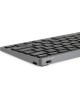 OKLICK Клавиатура 835S, USB, Bluetooth/Радиоканал, серый + черный [1696467]