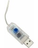 Гирлянда NEON-NIGHT (315-996) ДОЖДЬ ИЗ РОСЫ 6х3 м, 600 LED, теплый белый, IP20, USB + пульт управления