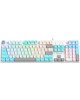 A4TECH Клавиатура Bloody S510R, USB, белый [s510r usb icy white/blms red]