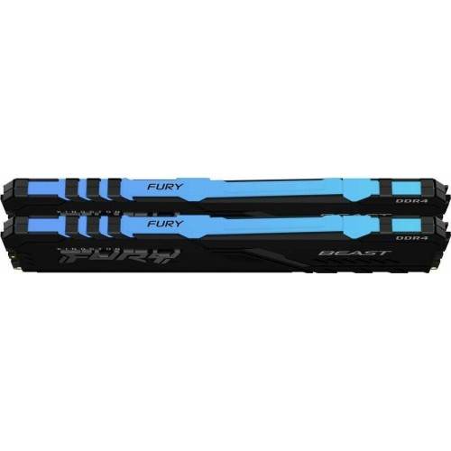 KINGSTON Память DDR4 2x8GB 3600MHz KF436C17BB2AK2/16 Fury Beast RGB RTL Gaming PC4-28800 CL17 DIMM 288-pin 1.35В kit single rank с радиатором Ret KINGSTON Память DDR4 2x8GB 3600MHz KF436C17BB2AK2/16 Fury Beast RGB RTL Gaming PC4-28800 CL17 DIMM 288-pin 1.35В kit single rank с радиатором Ret