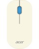 ACER Мышь беспроводная OMR205, радио, оптическая, USB, 1200dpi, белый и голубой [zl.mceee.02h]